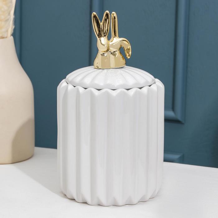 

Емкость для хранения сыпучих продуктов Доляна доломит,белый,700 мл