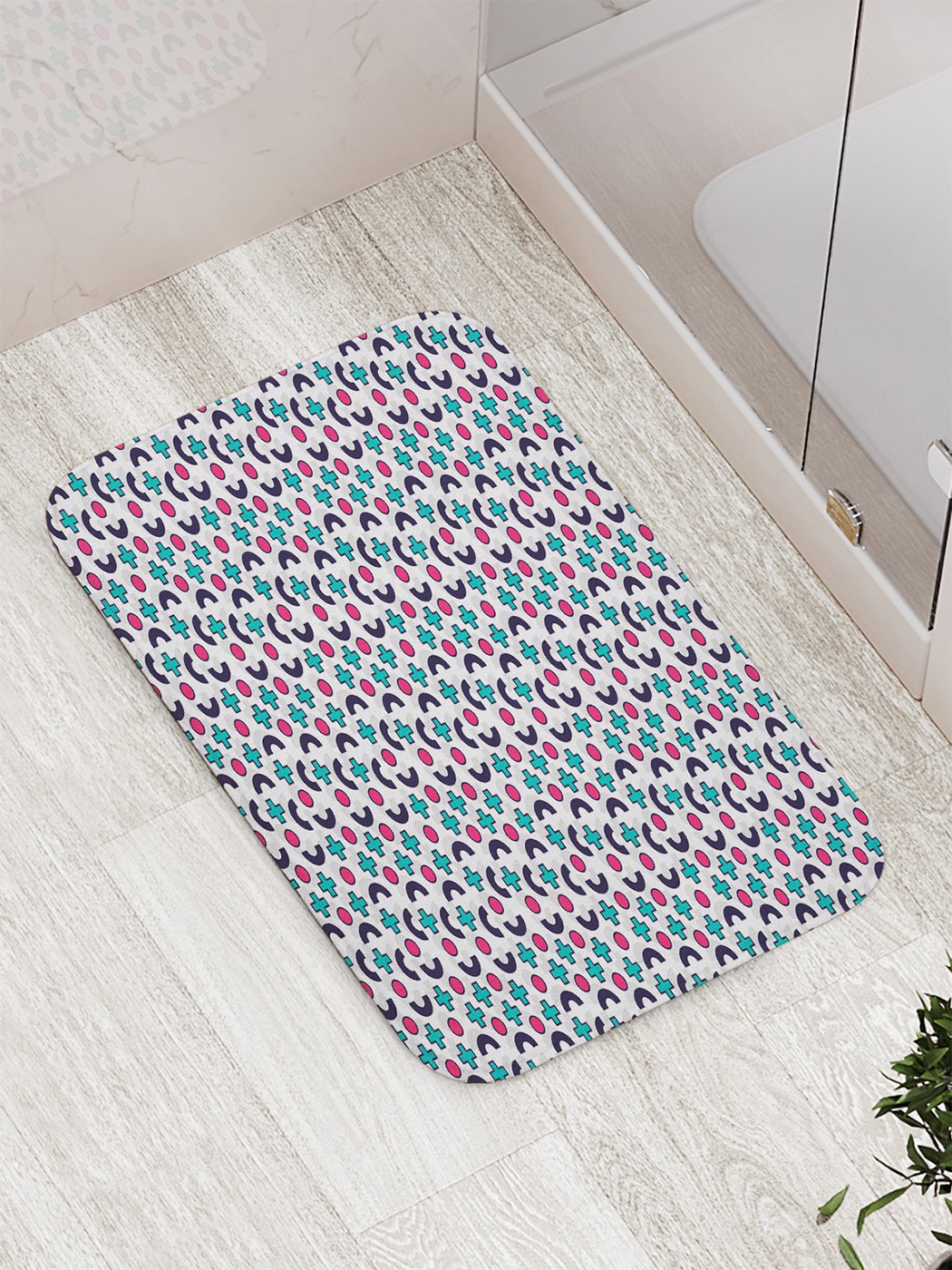 

bath_84886 Коврик противоскользящий для ванной, сауны, бассейна, 77х52 см