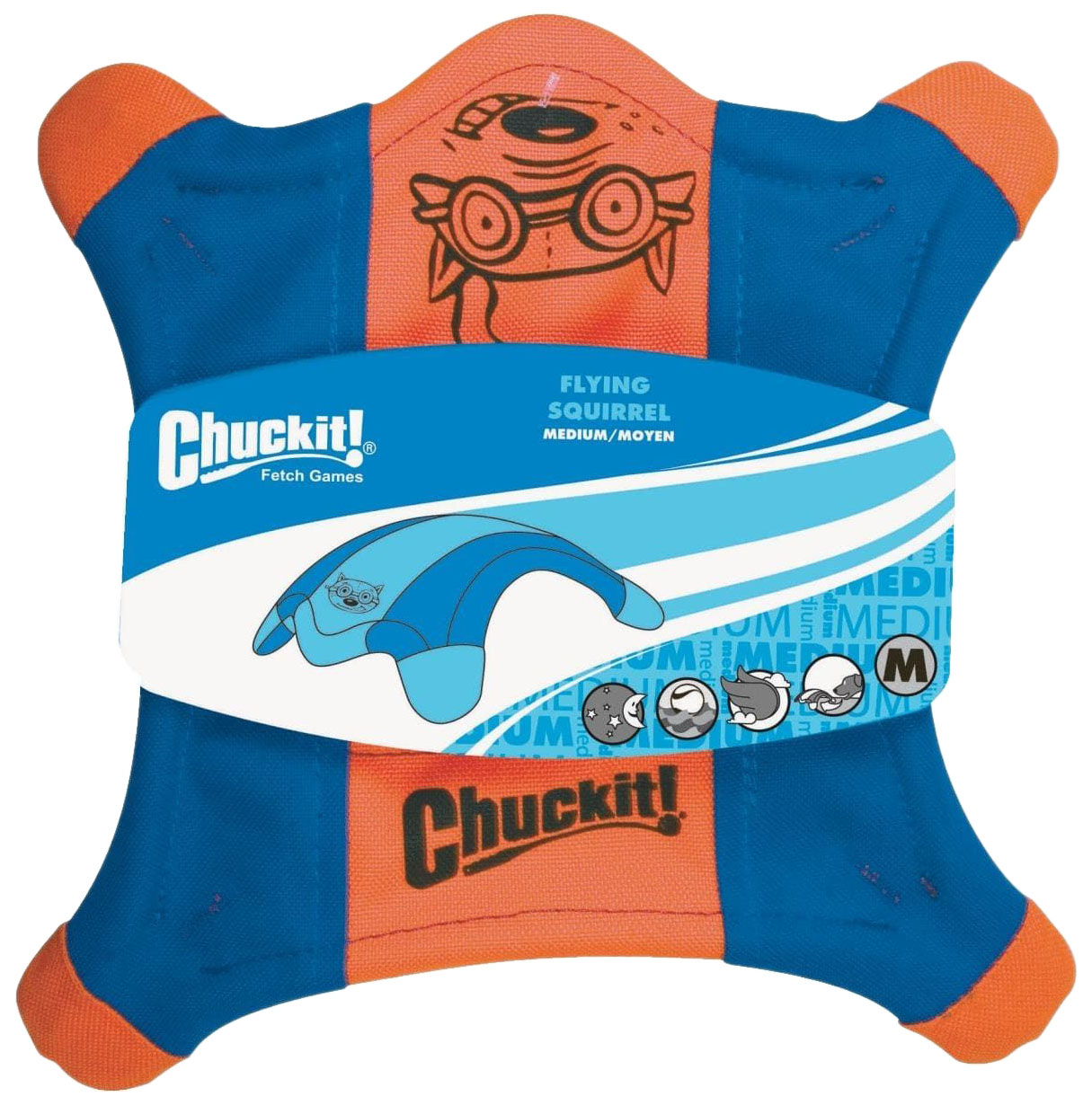 

Игрушка Chuckit Flying Squirrel Летающая белка для собак Medium
