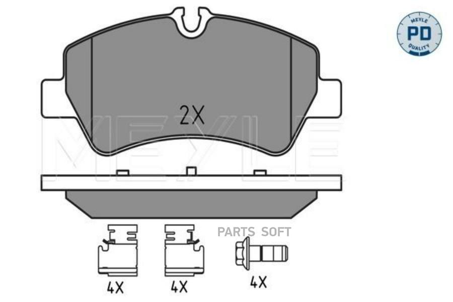 Колодки FORD TOURNEO (12/12- ) TRANSIT 14 (05/14- ) 100059217208