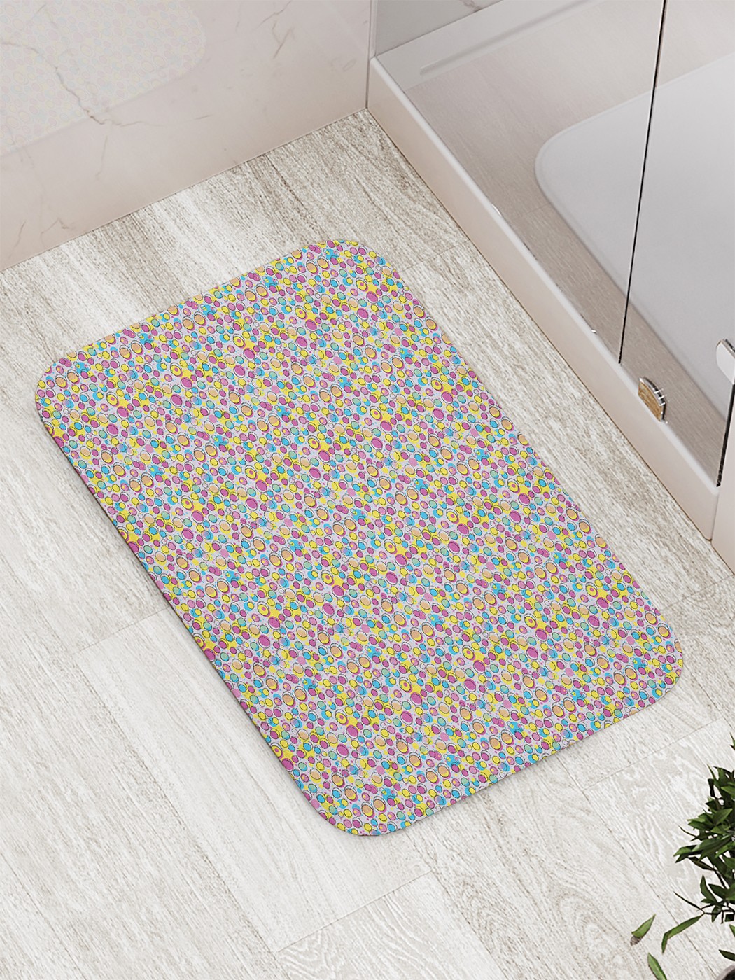 

bath_84873 Коврик противоскользящий для ванной, сауны, бассейна, 77х52 см