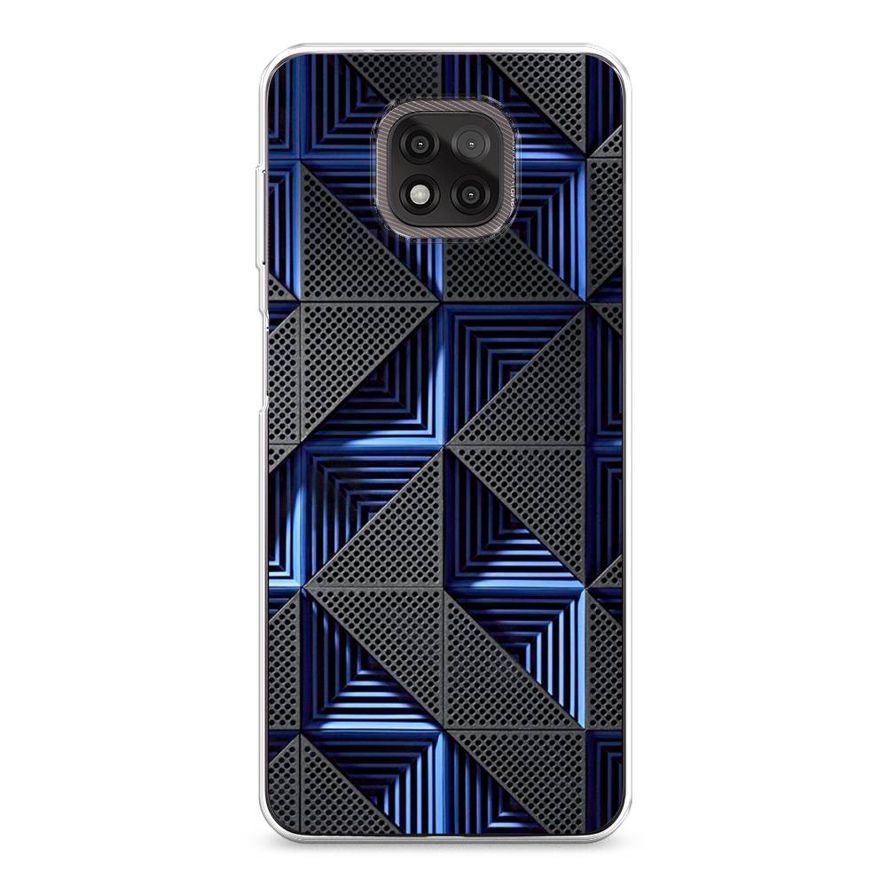 

Чехол на Motorola Moto G Power 2021 "IBM", Серый;синий, 242750-3