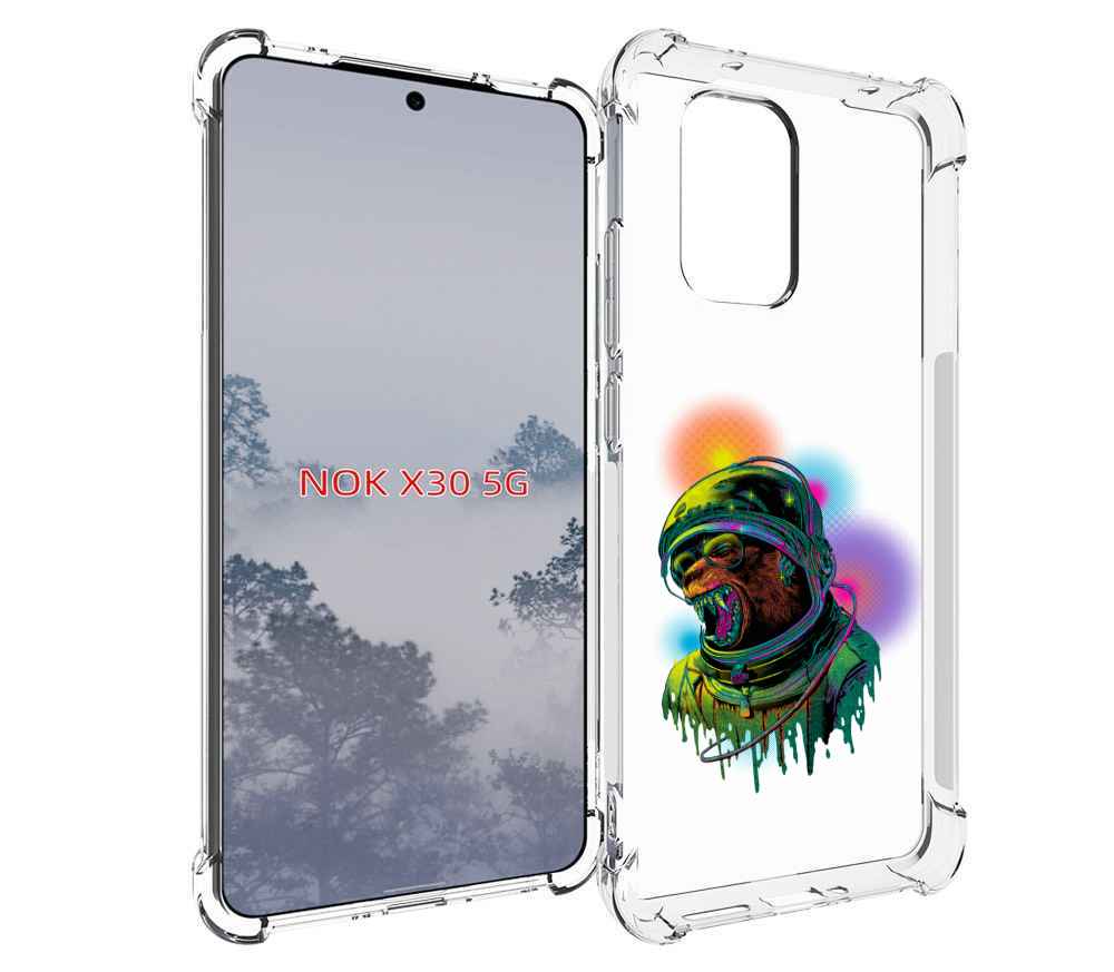 

Чехол MyPads медведь космонавт для Nokia X30 5G, Tocco