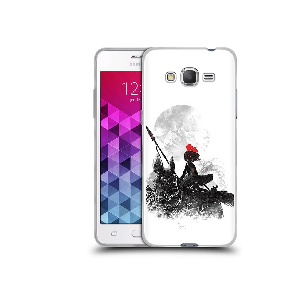 

Чехол MyPads Tocco для Samsung Galaxy Grand Prime мононоке, Прозрачный, Tocco