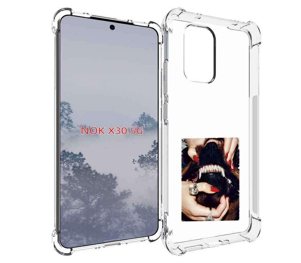 

Чехол MyPads маникюр для Nokia X30 5G, Tocco