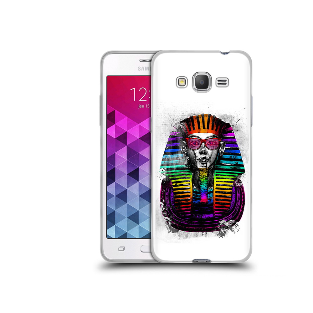 

Чехол MyPads Tocco для Samsung Galaxy Grand Prime модная богиня, Прозрачный, Tocco