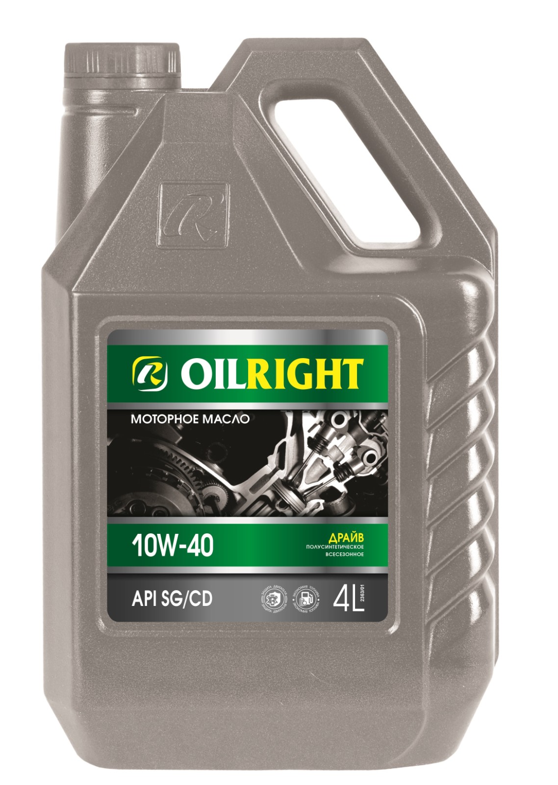 фото Моторное масло oilright драйв 10w-40 sg/cd полусинтетическое 4л