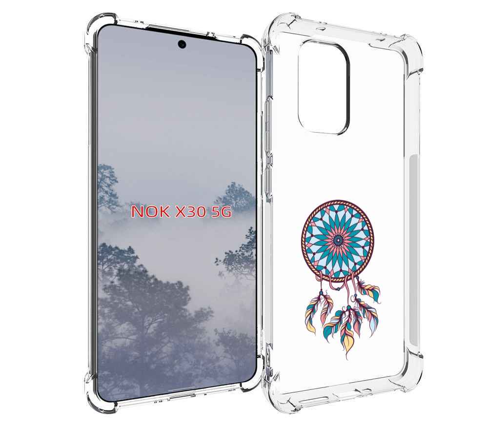 

Чехол MyPads ловец снов синий для Nokia X30 5G, Tocco