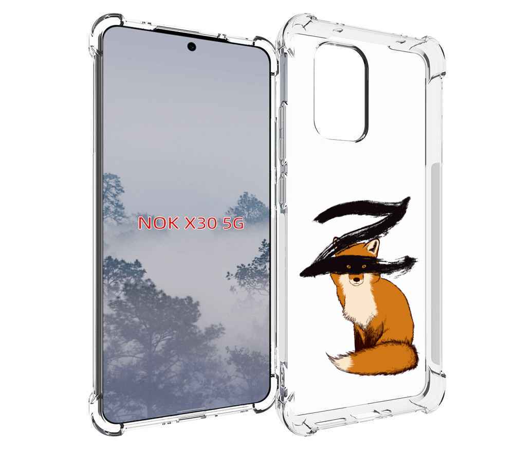 

Чехол MyPads лиса-Z для Nokia X30 5G, Tocco