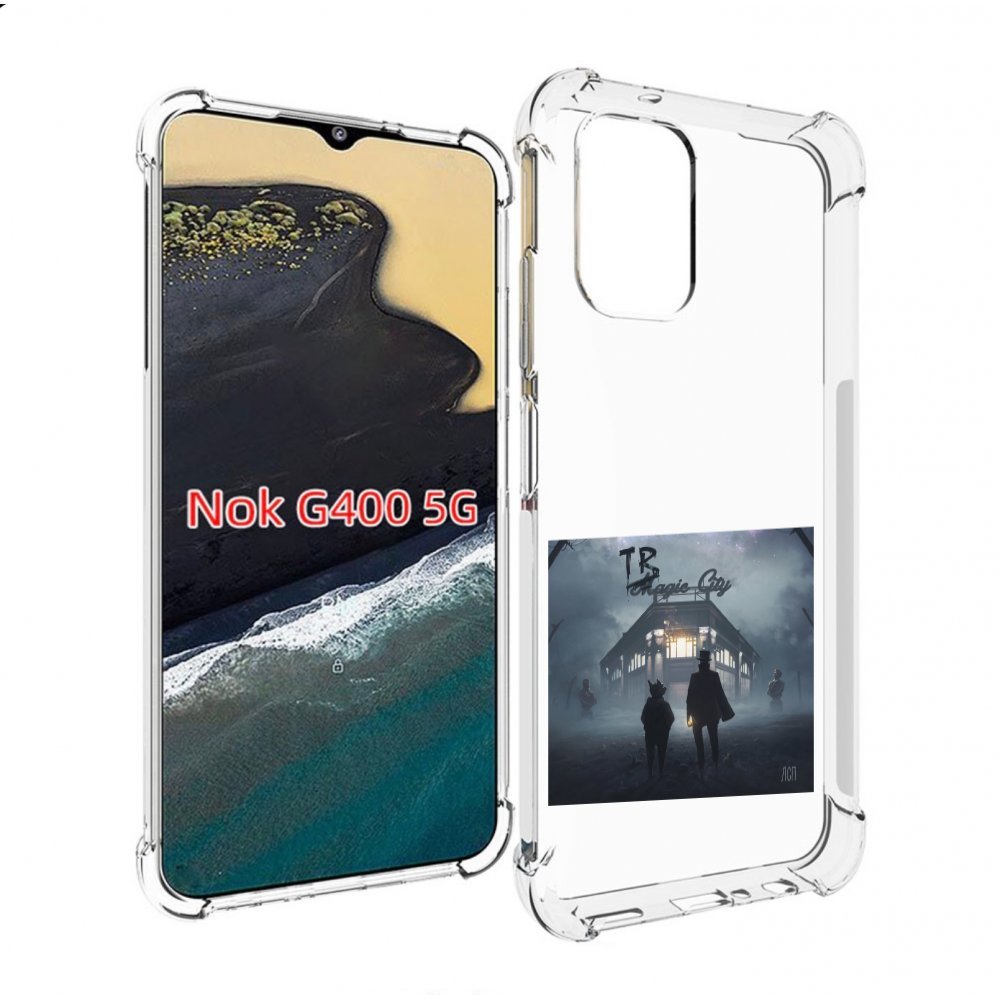 

Чехол MyPads Tragic City ЛСП для Nokia G400 5G, Прозрачный, Tocco