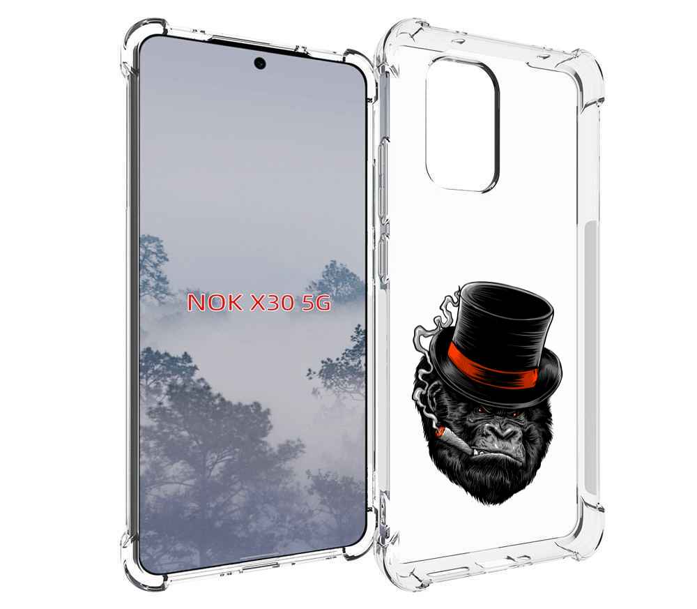 

Чехол MyPads дизайнерская горилла для Nokia X30 5G, Tocco