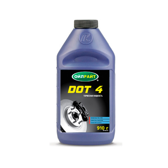 фото Тормозная жидкость oil right 2589 dot-4 0,91л oilright