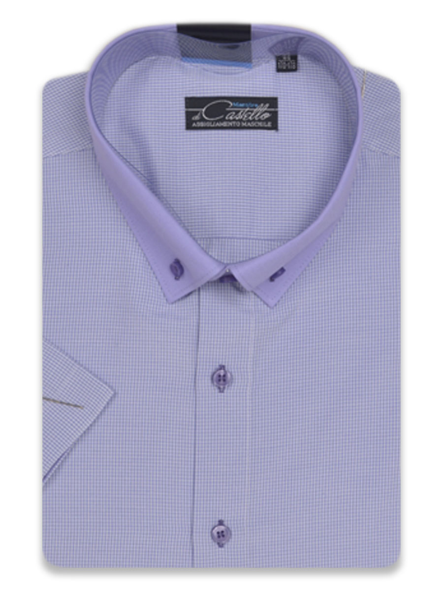 Рубашка мужская Maestro Graf 14-K фиолетовая 45/170-178
