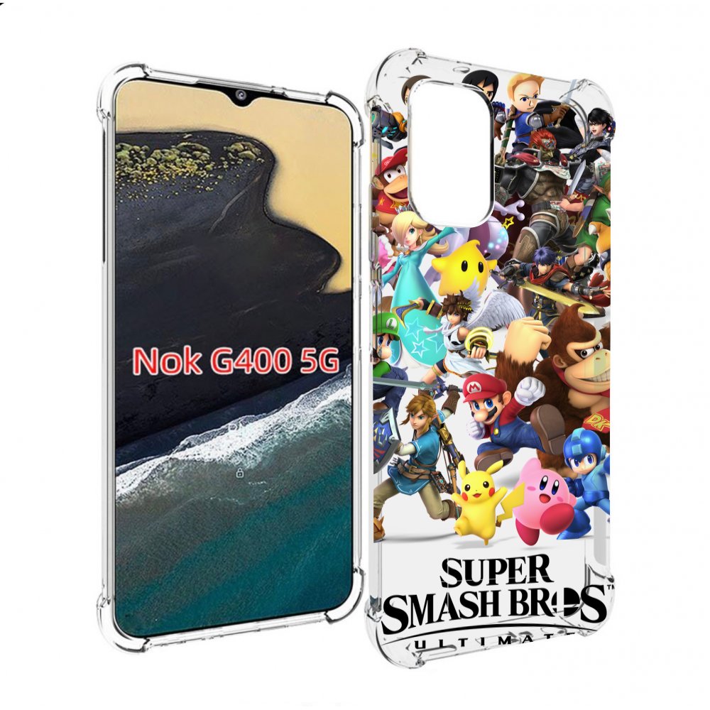 

Чехол MyPads Super Smash Bros для Nokia G400 5G, Прозрачный, Tocco