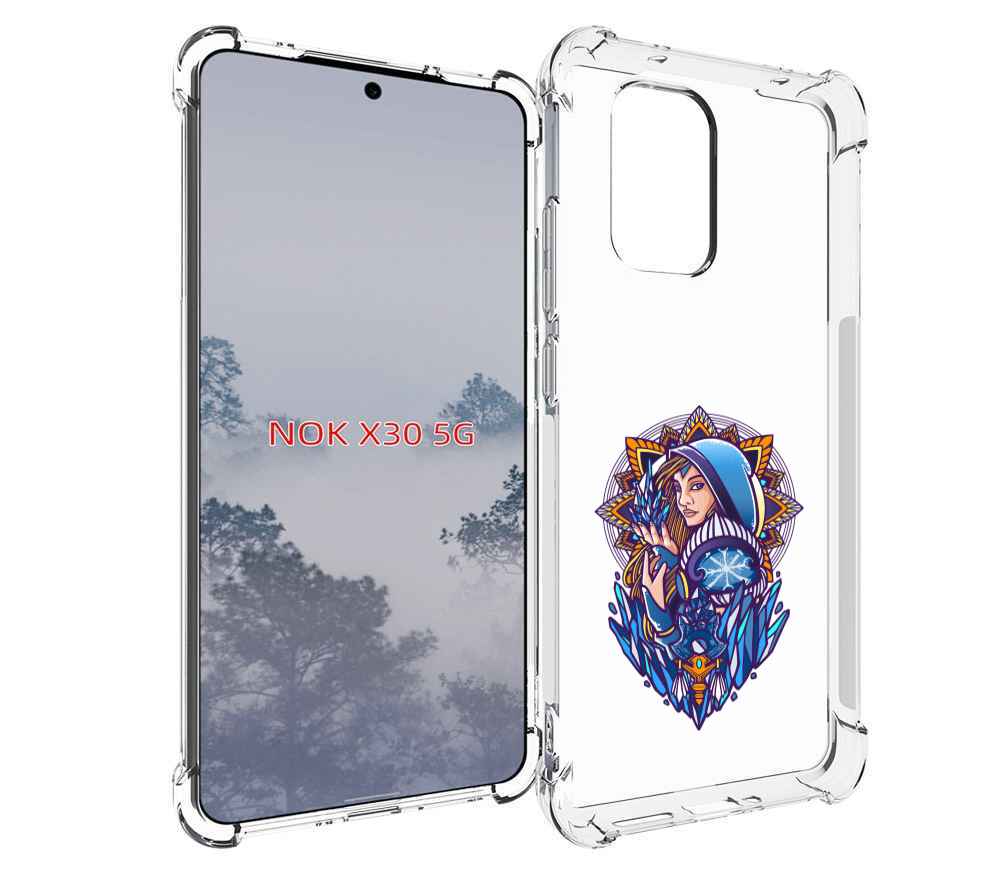 

Чехол MyPads кристал мейден дота 2 для Nokia X30 5G, Tocco