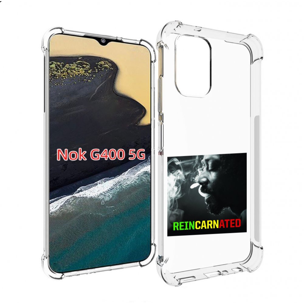 

Чехол MyPads Snoop Dogg REINCARNATED для Nokia G400 5G, Прозрачный, Tocco