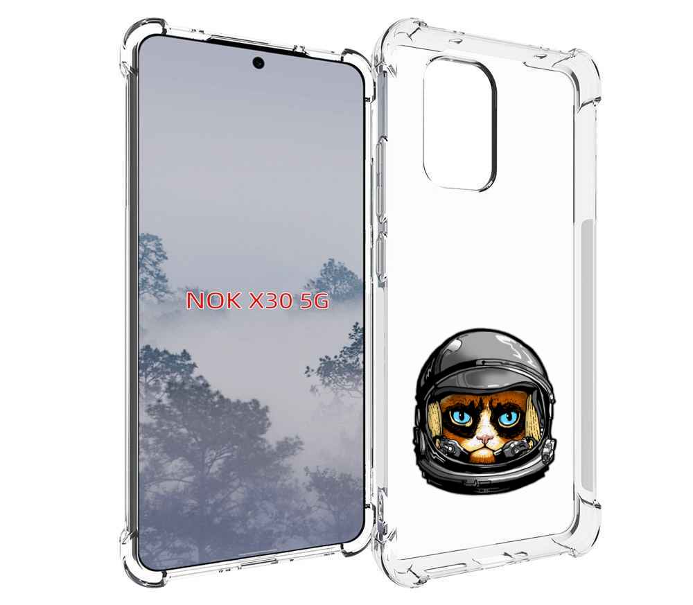 

Чехол MyPads кот космонавт для Nokia X30 5G, Tocco