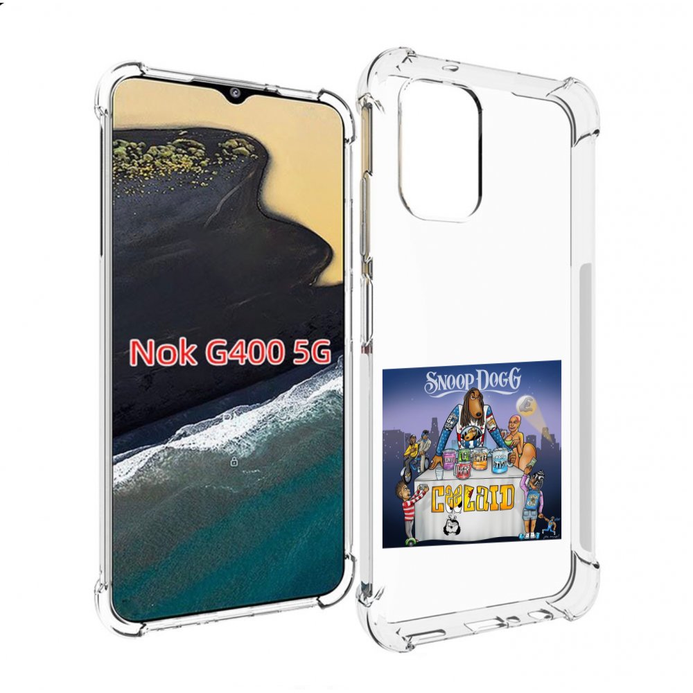 

Чехол MyPads Snoop Dogg COOLAID для Nokia G400 5G, Прозрачный, Tocco