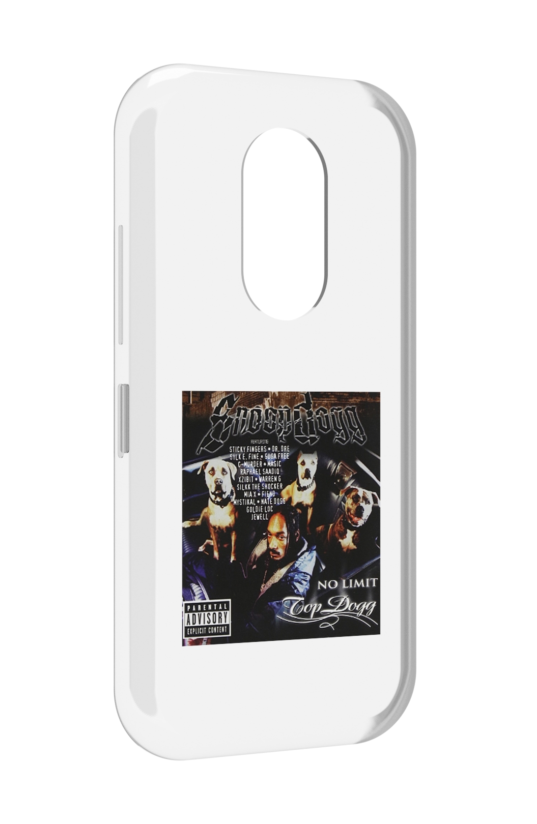 

Чехол MyPads Snoop Dogg NO LIMIT TOP DOGG для Doogee S61 / S61 Pro, Прозрачный, Tocco