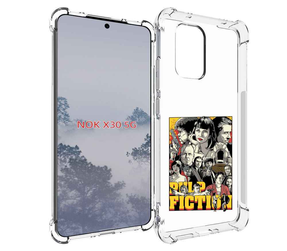 

Чехол MyPads комикс картинка для Nokia X30 5G, Tocco