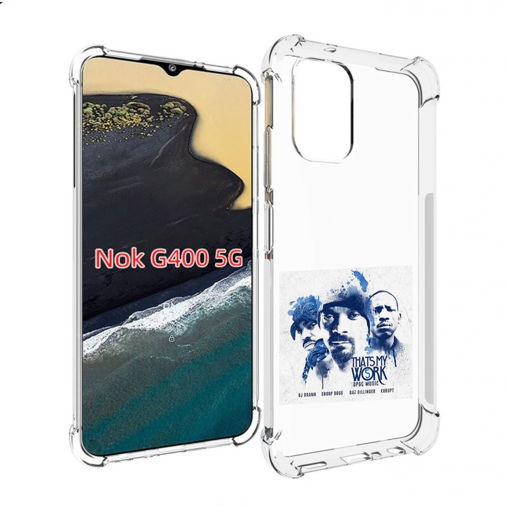 

Чехол MyPads Snoop Dogg THAT’S MY WORK VOL для Nokia G400 5G, Прозрачный, Tocco