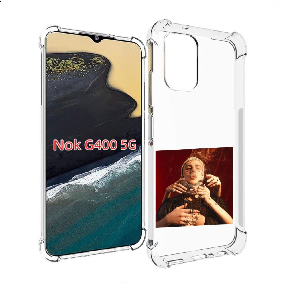 

Чехол MyPads Slime face для Nokia G400 5G, Прозрачный, Tocco