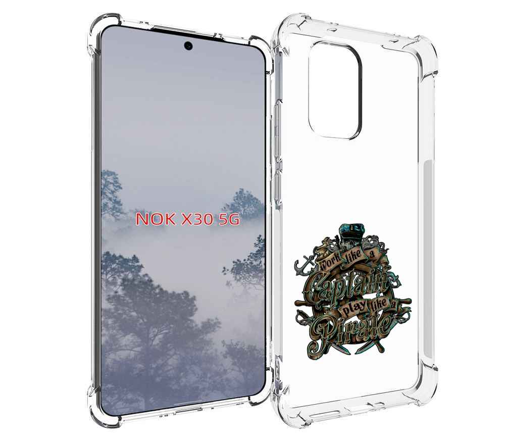 

Чехол MyPads капитан пиратов для Nokia X30 5G, Tocco