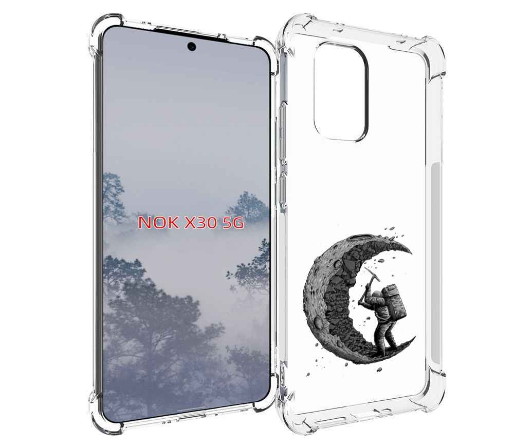 

Чехол MyPads камненная луна для Nokia X30 5G, Tocco