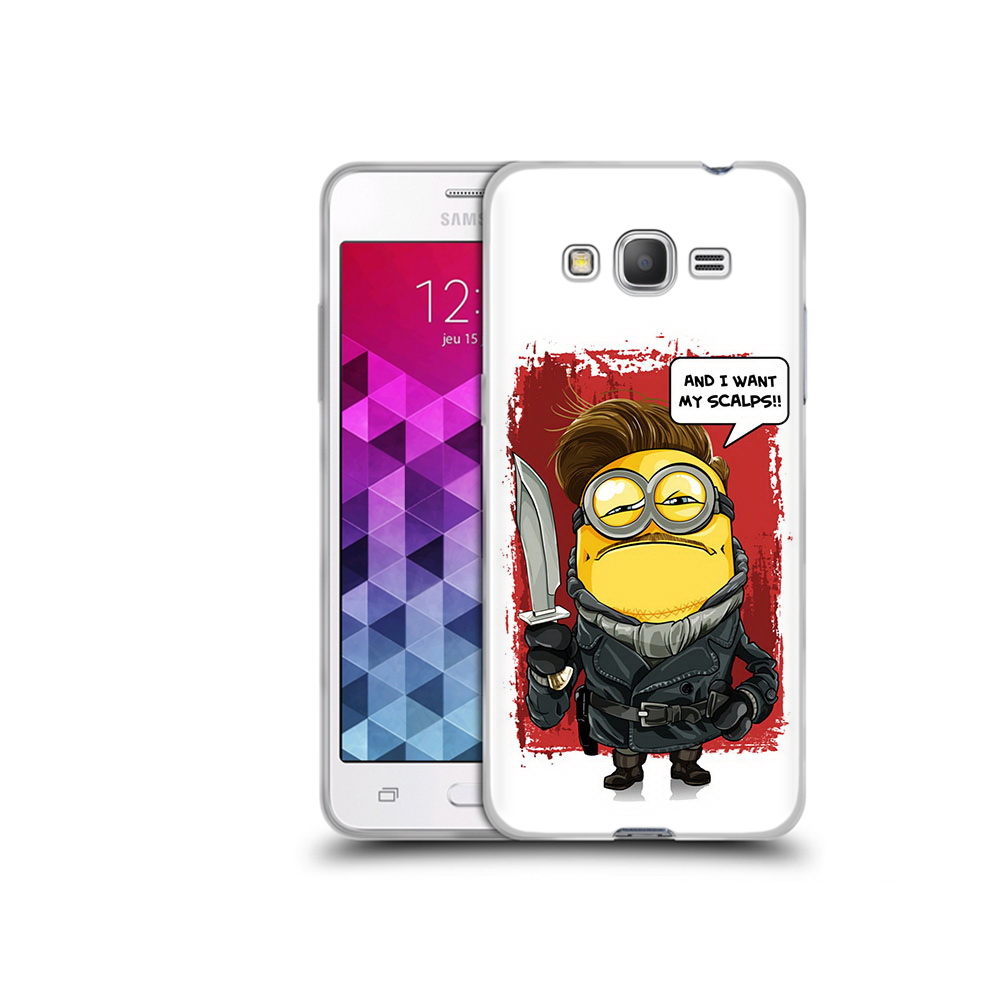 

Чехол MyPads Tocco для Samsung Galaxy Grand Prime миньон убийца, Прозрачный, Tocco
