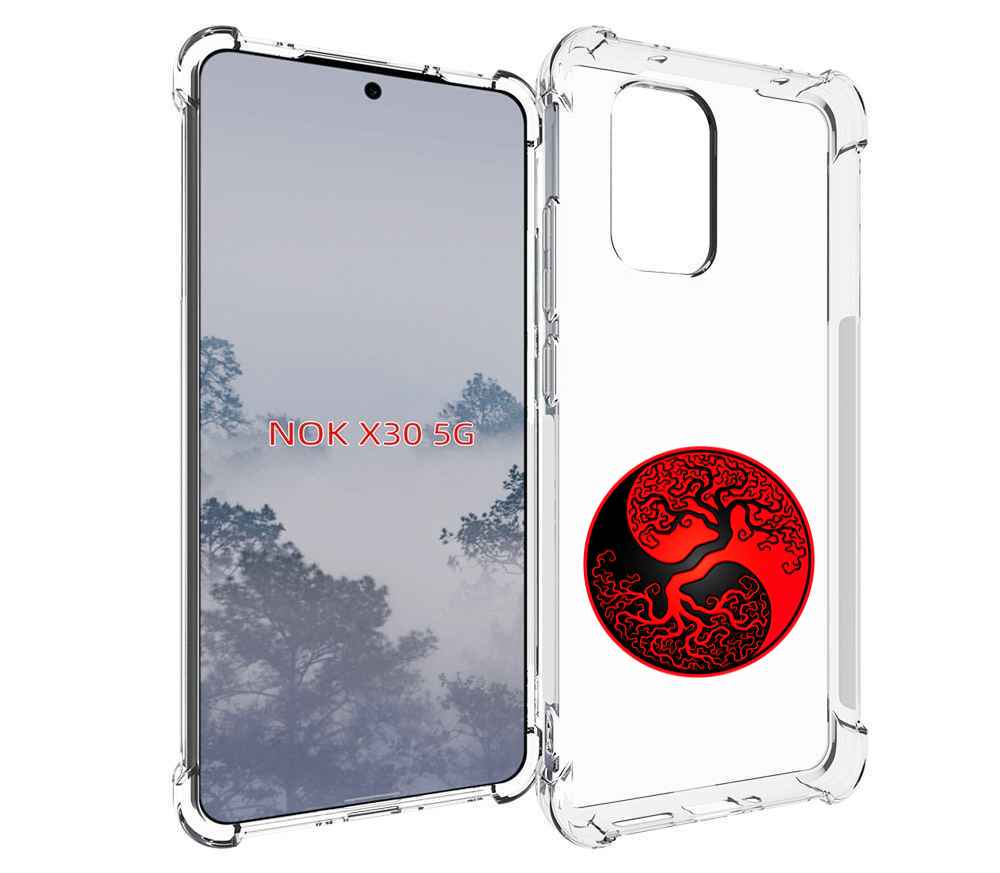 

Чехол MyPads инь янь дерево для Nokia X30 5G, Tocco