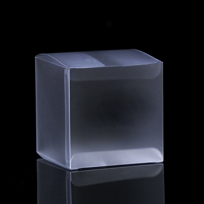 

Складная коробка из PVC, матовая 10х10х10 см 5 шт., Натуральный