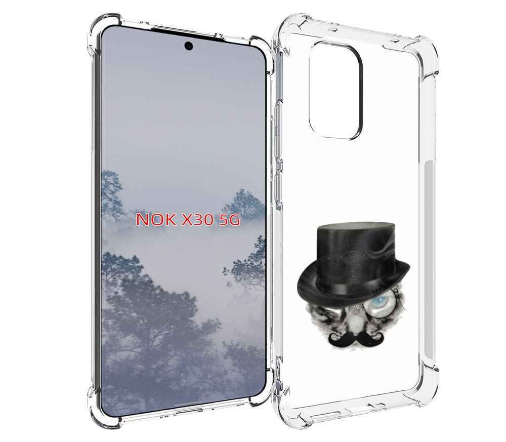

Чехол MyPads интелегентный кот для Nokia X30 5G, Tocco