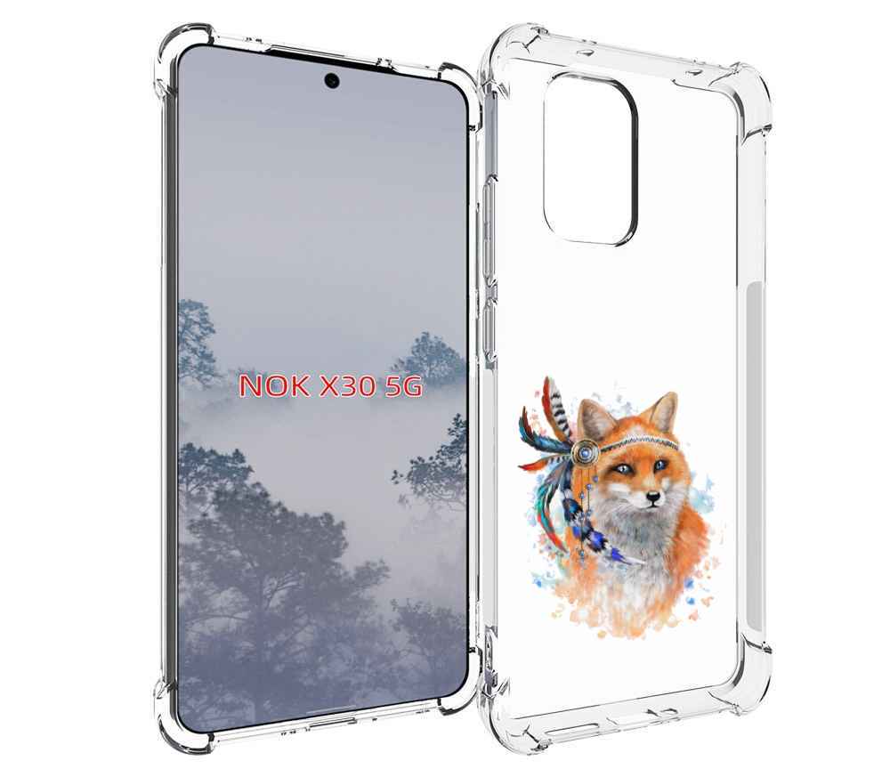 

Чехол MyPads инду лиса для Nokia X30 5G, Tocco
