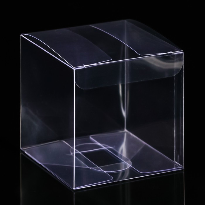

Складная коробка из PVC 8 х 8 х 8 см, Прозрачный