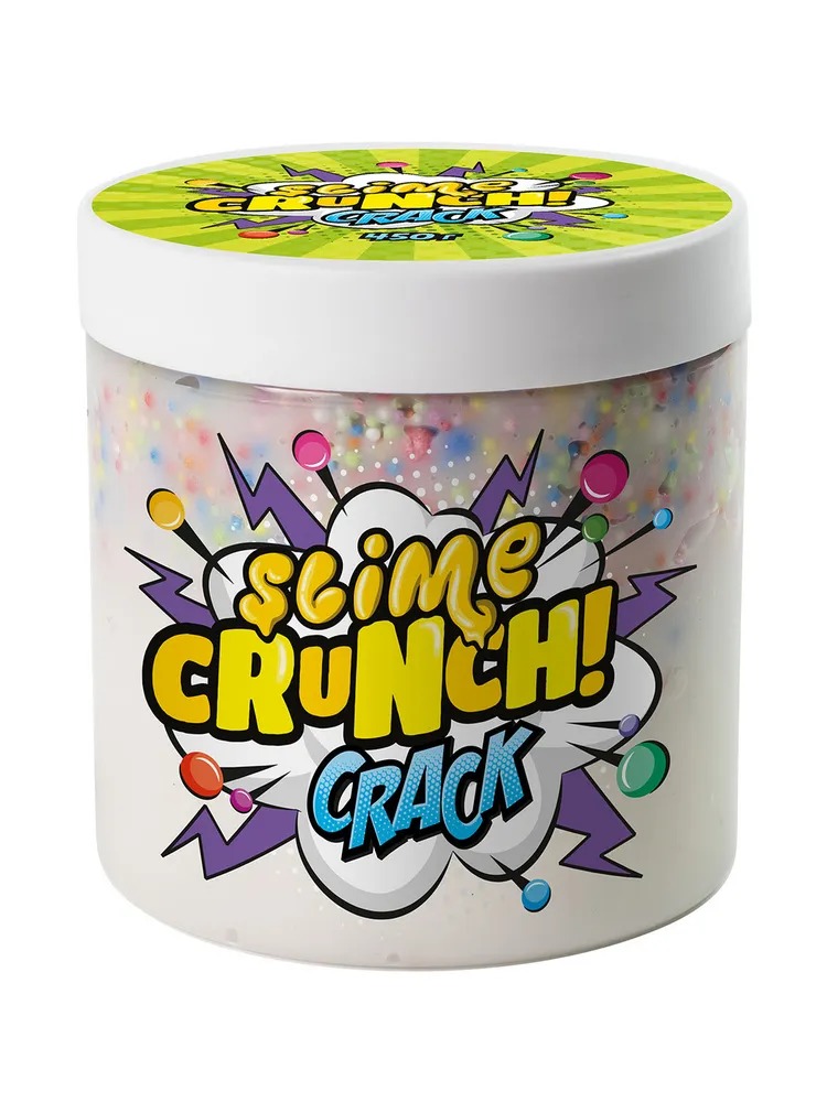Слайм ТМ Slime Crunch slime Crack с ароматом сливочной помадки 450г