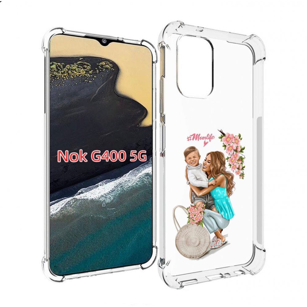 

Чехол MyPads Momlife для Nokia G400 5G, Прозрачный, Tocco
