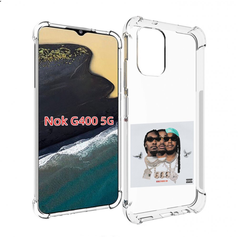 

Чехол MyPads Migos - Culture III для Nokia G400 5G, Прозрачный, Tocco