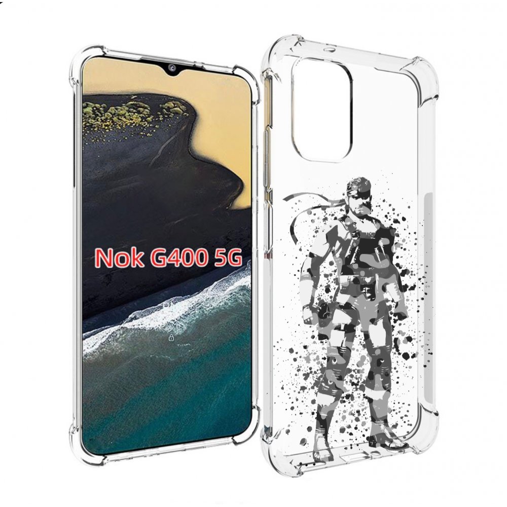 

Чехол MyPads Metal Gear Solid Snakes для Nokia G400 5G, Прозрачный, Tocco