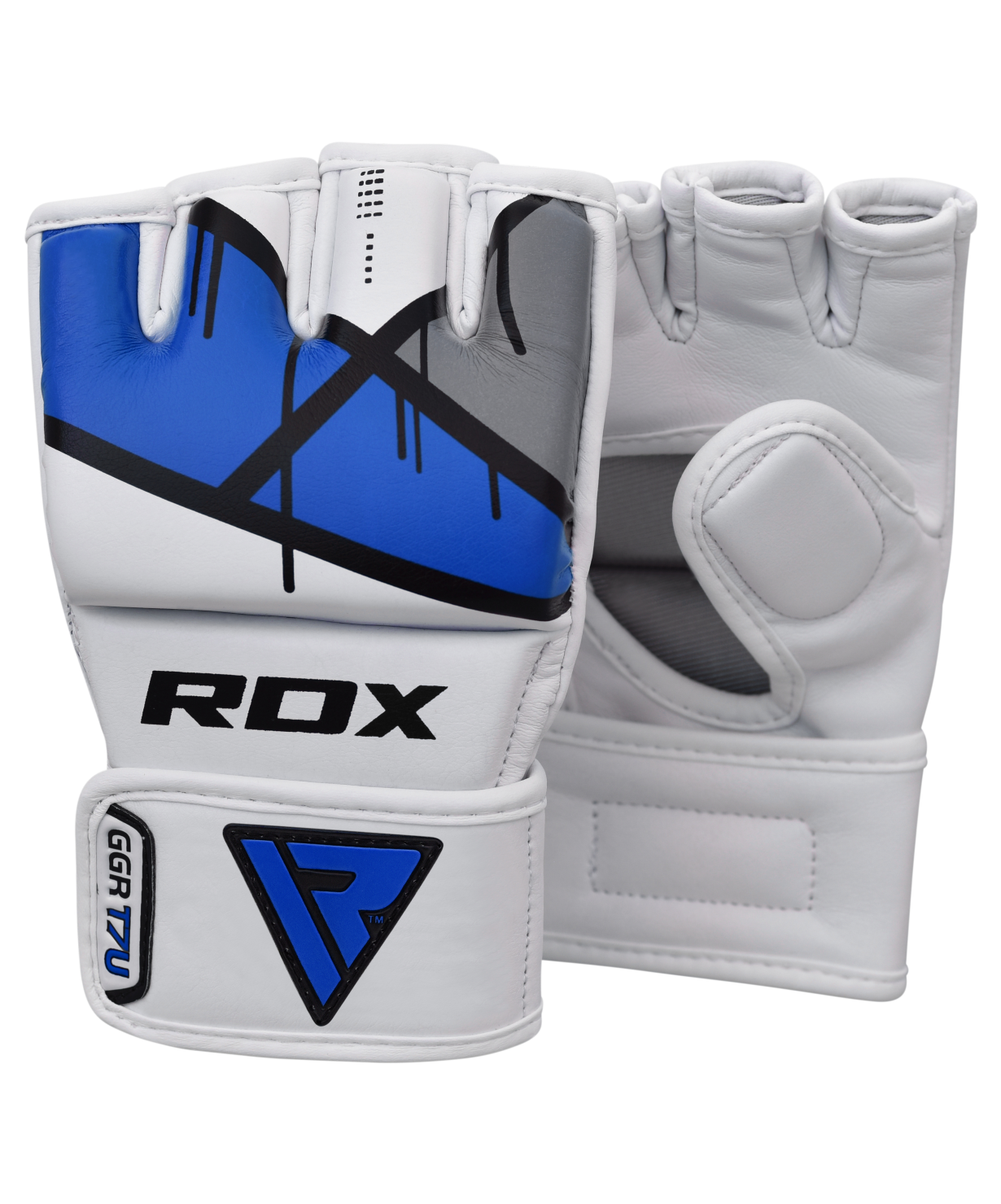 фото Rdx перчатки для mma t7 ggr-t7u rex blue - l