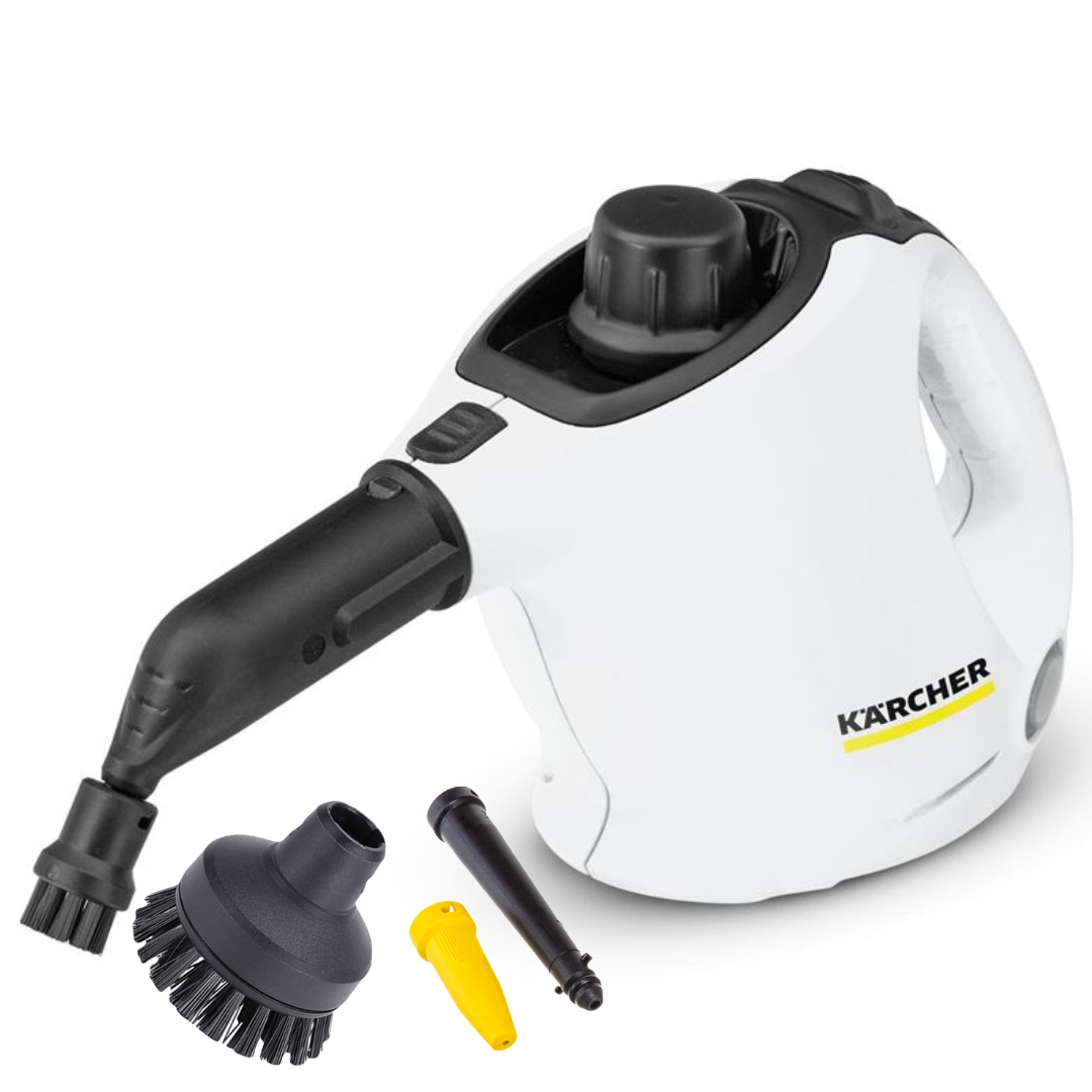

Пароочиститель Karcher SC 1 EasyFix белый, SC 1 EasyFix+2 насадки IVAHAVI