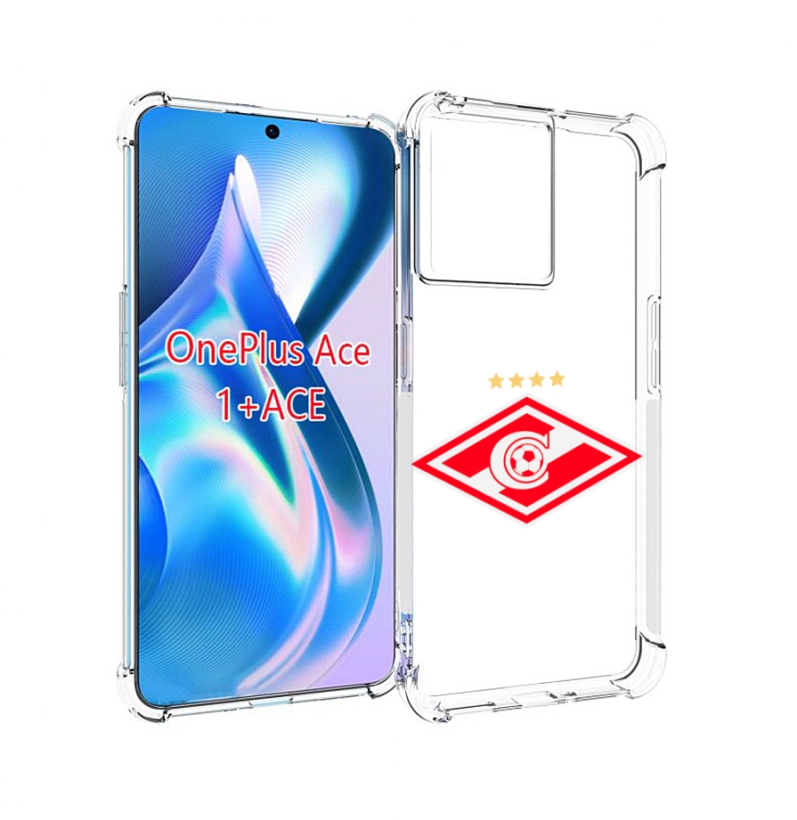 

Чехол MyPads фк спартак 1 для OnePlus Ace, Прозрачный, Tocco