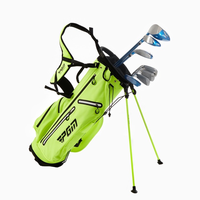 

Сумка для гольфа PGM, для 13-14 клюшек, зеленая, Зеленый, Golf bag