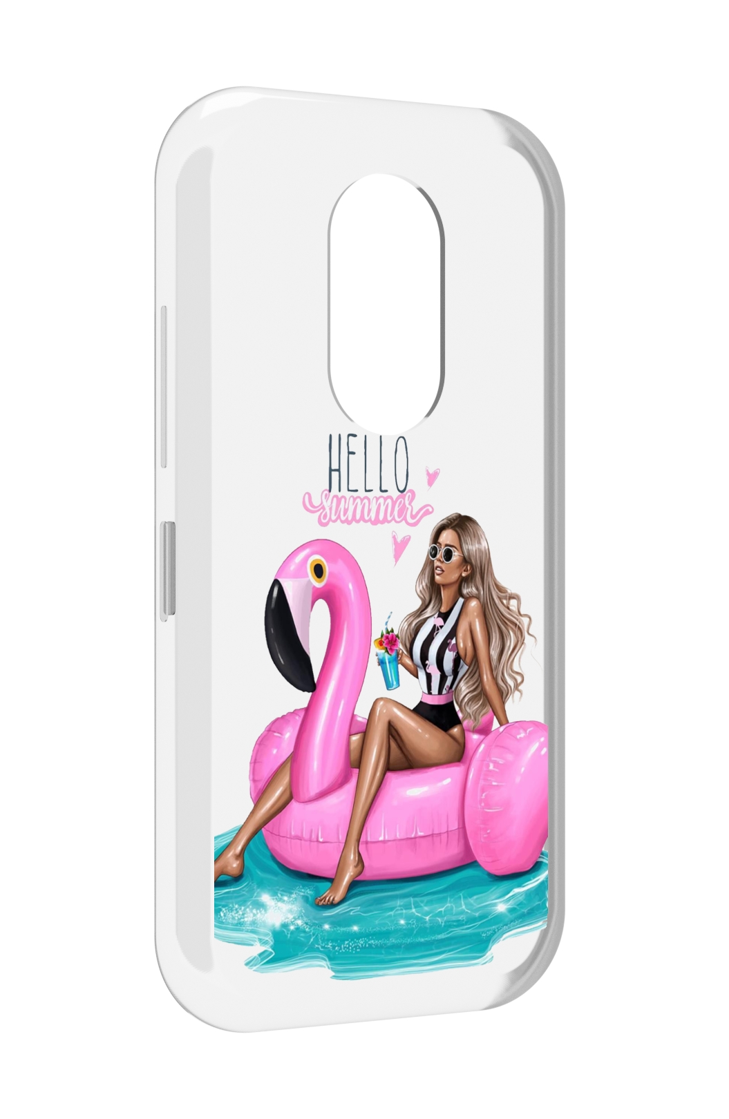 

Чехол MyPads Hello-summer для Doogee S61 / S61 Pro, Прозрачный, Tocco