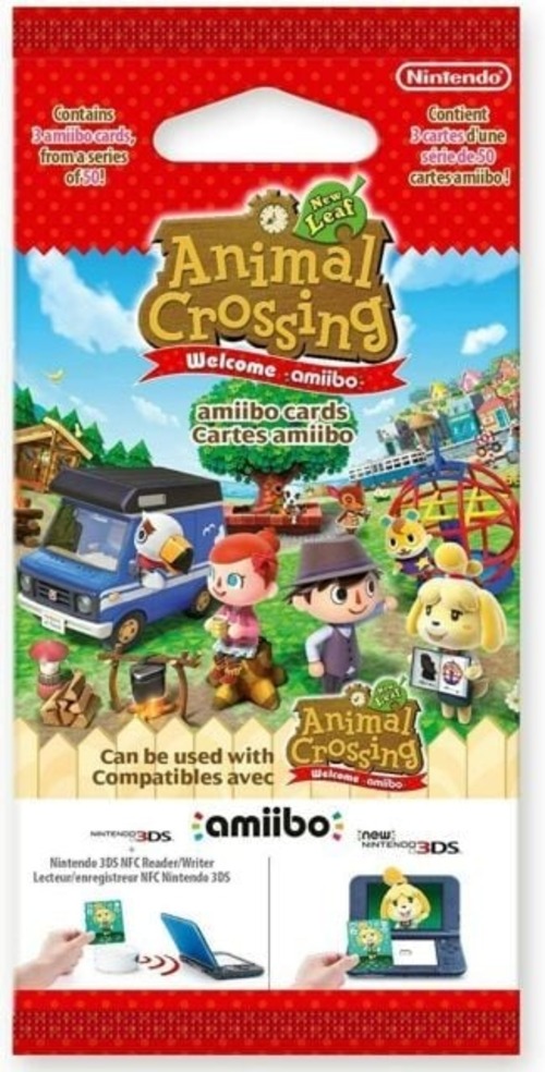 Карты персонажа Nintendo Animal Crossing New Leaf Welcome amiibo