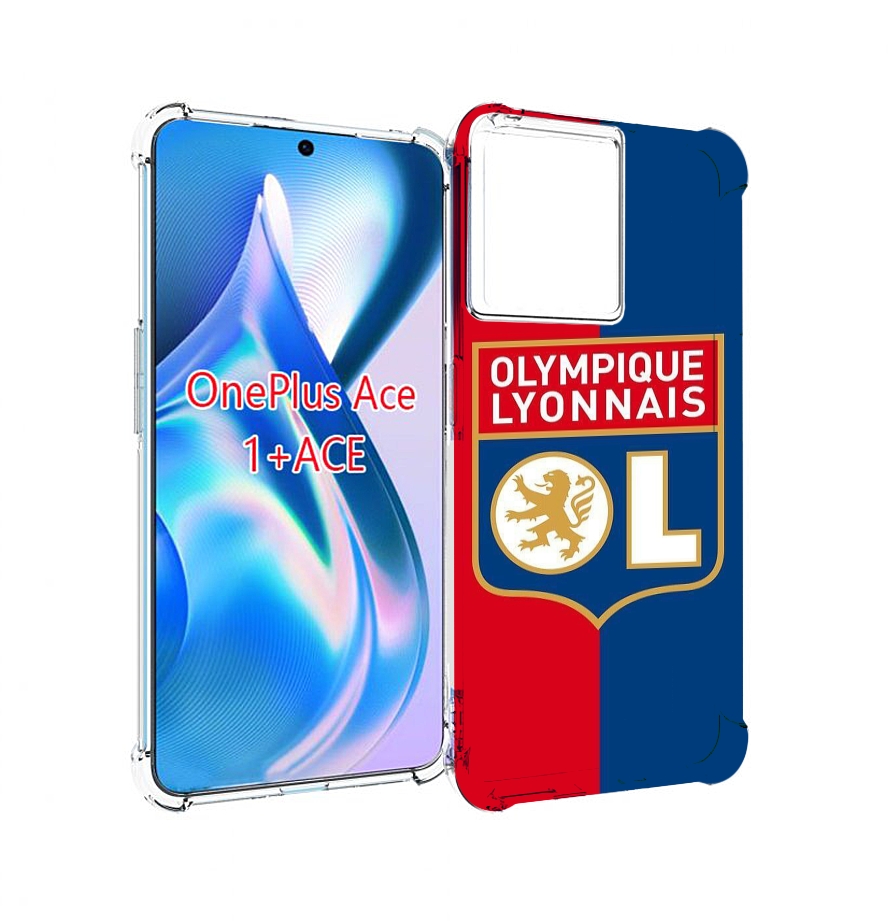 

Чехол MyPads фк лион эмблема для OnePlus Ace, Прозрачный, Tocco