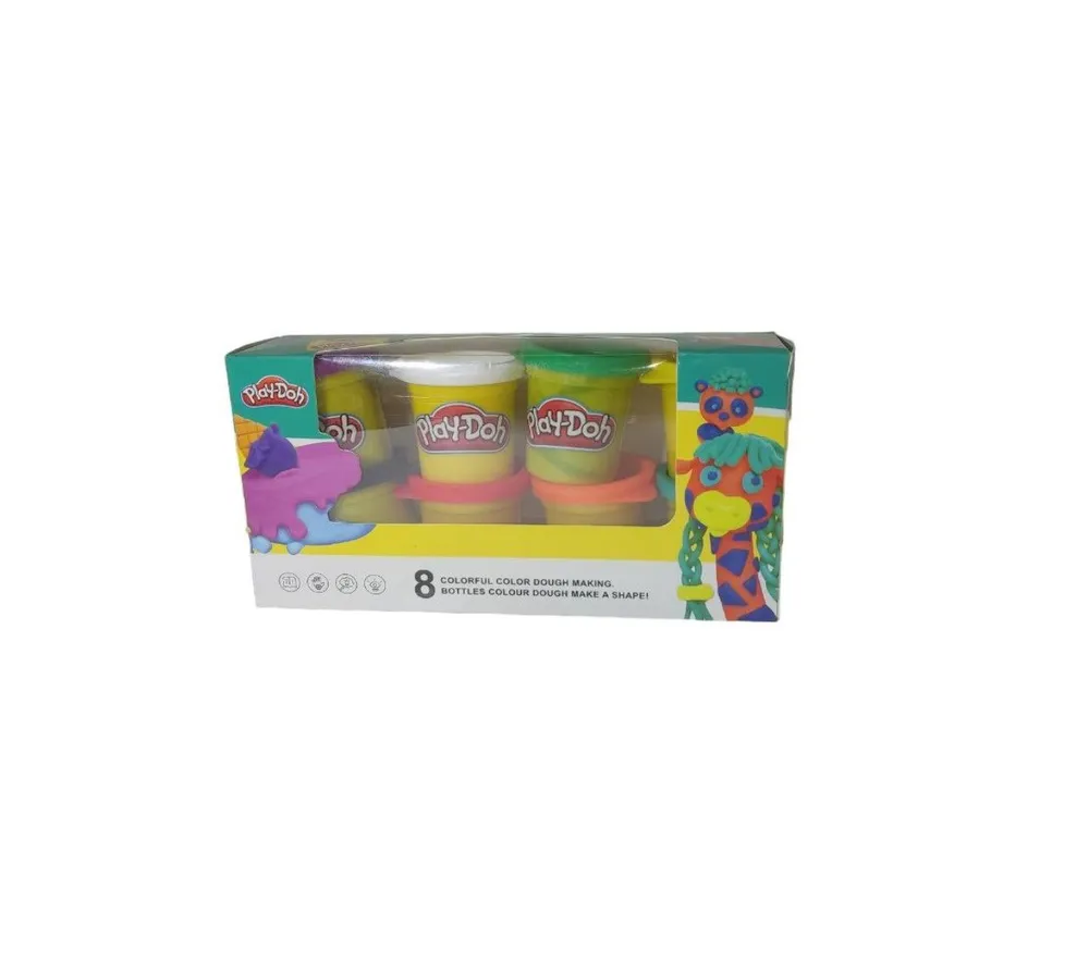 

Тесто Play Doh для развития ребенка 8 цветов, Прозрачный