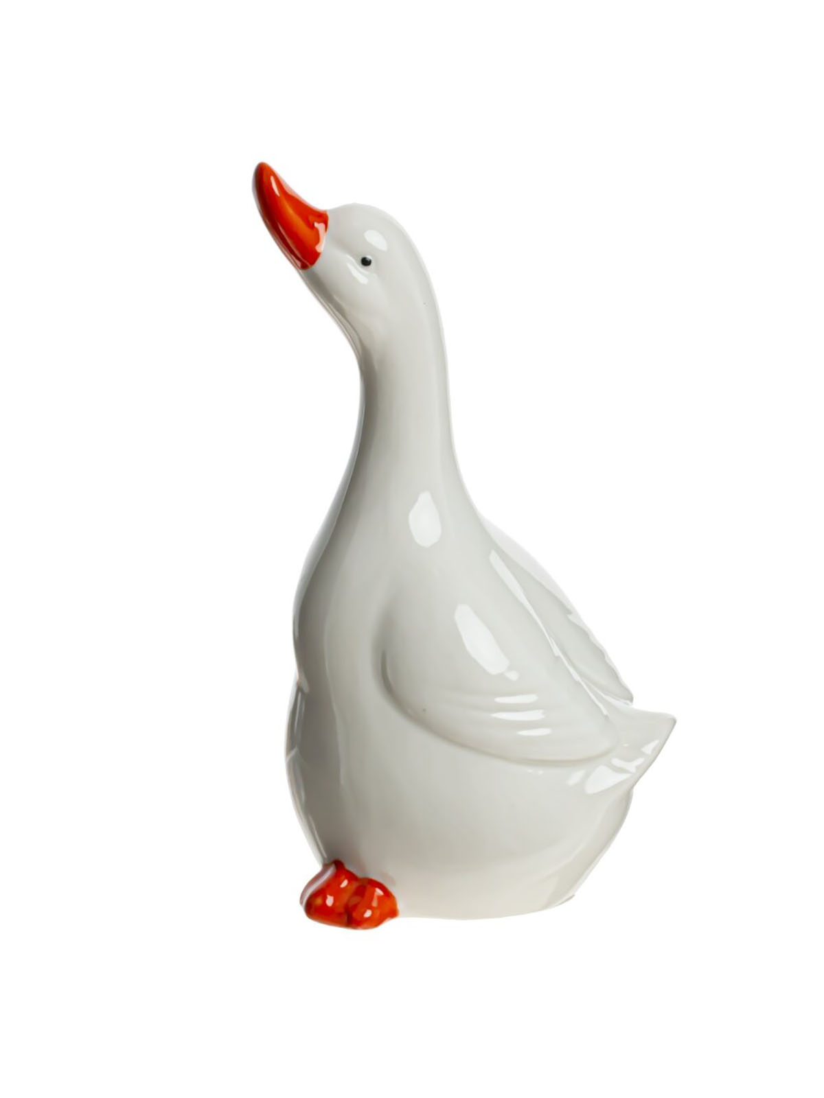 

Фигурка декоративная Remecoclub Гусь, фарфоровая, 12,5x7x5,5 см, Белый