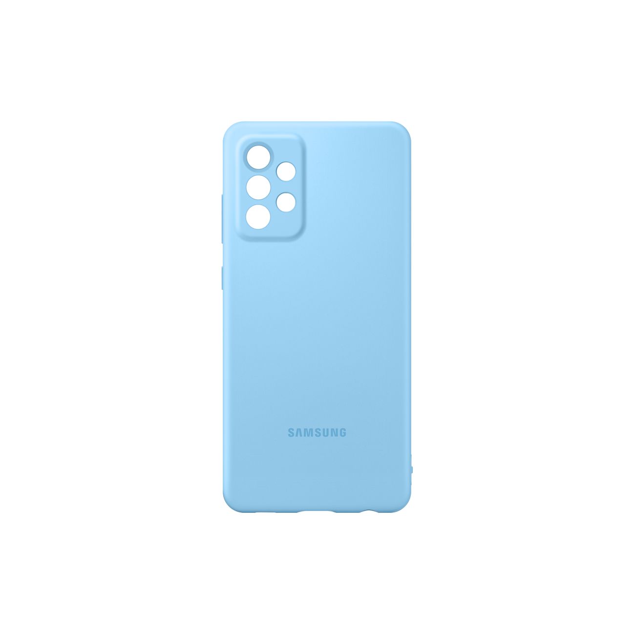 Чехол силиконовый Samsung для Samsung Galaxy A72 Silicone Cover синий EF-PA725TLEGRU