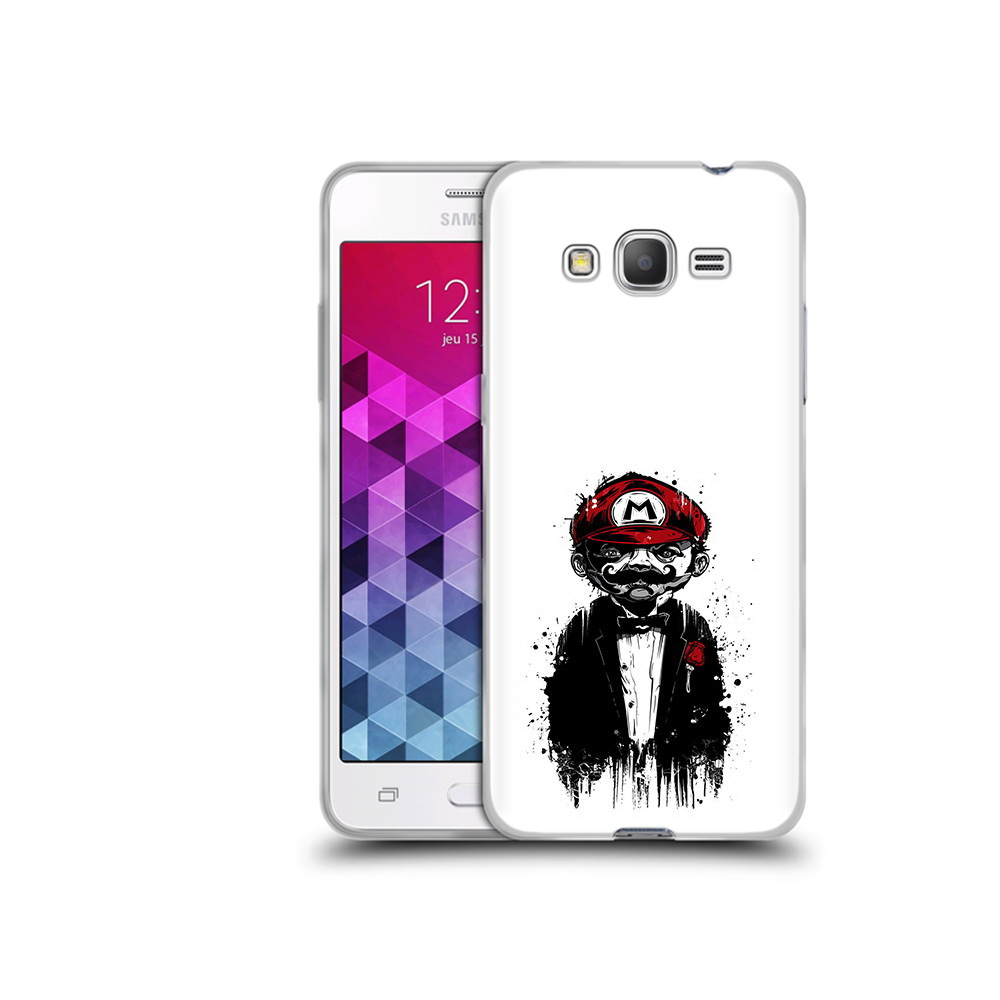 

Чехол MyPads Tocco для Samsung Galaxy Grand Prime марио, Прозрачный, Tocco