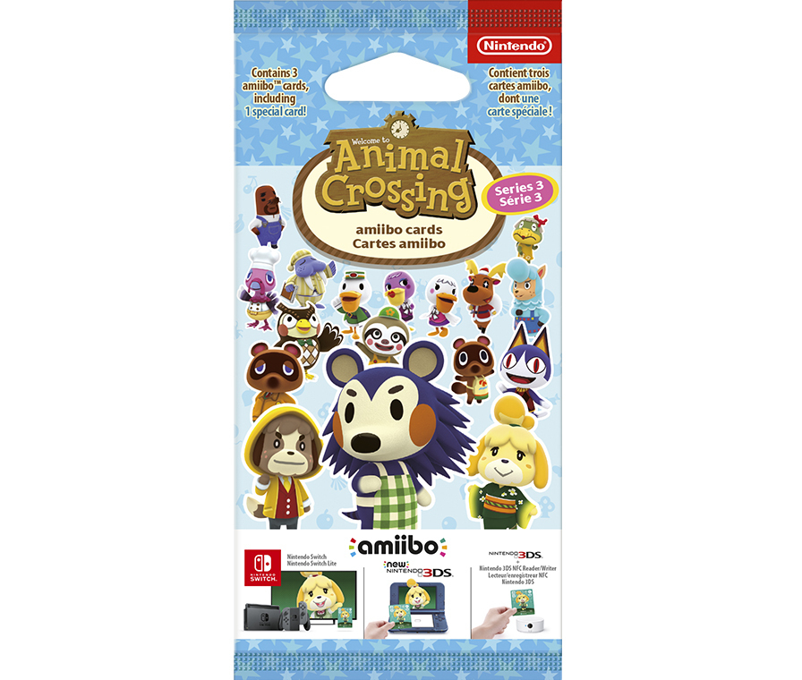 Карты персонажа Nintendo Amiibo Animal Crossing выпуск 3